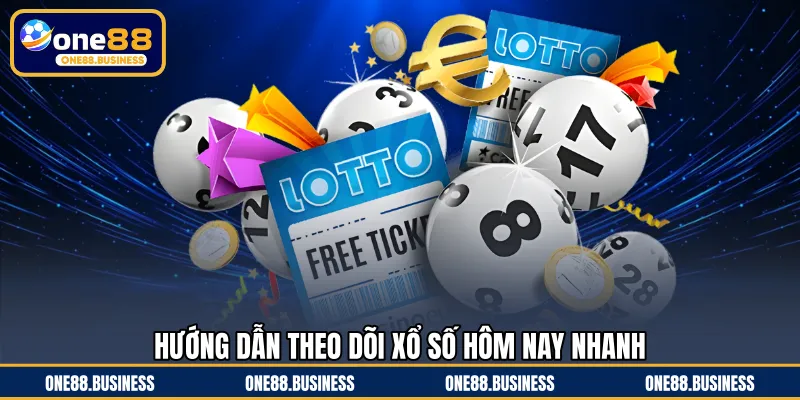 Hướng dẫn theo dõi xổ số hôm nay nhanh 