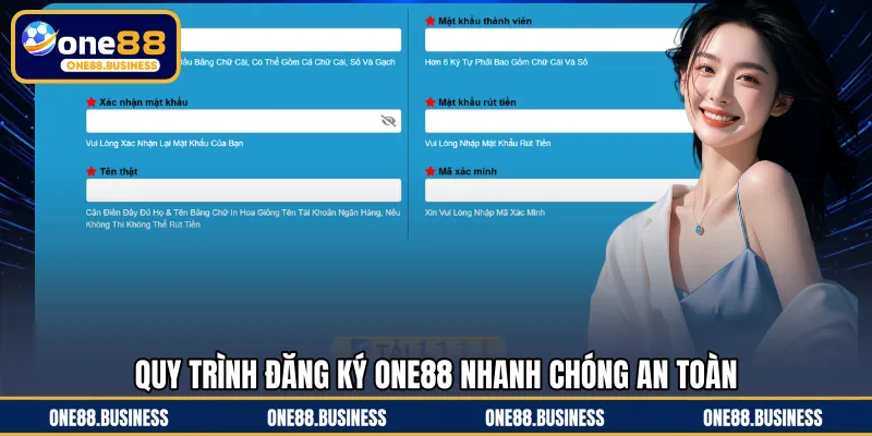 Quy trình đăng ký ONE88 nhanh chóng an toàn